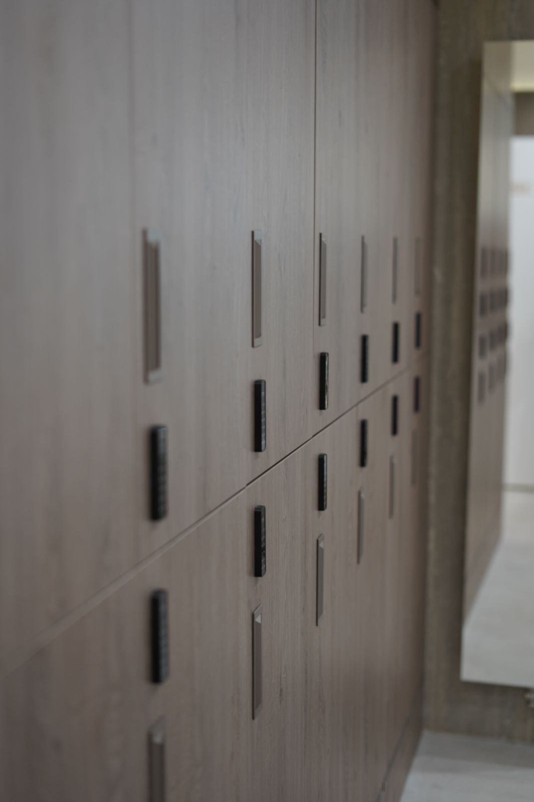 Wooden lockers