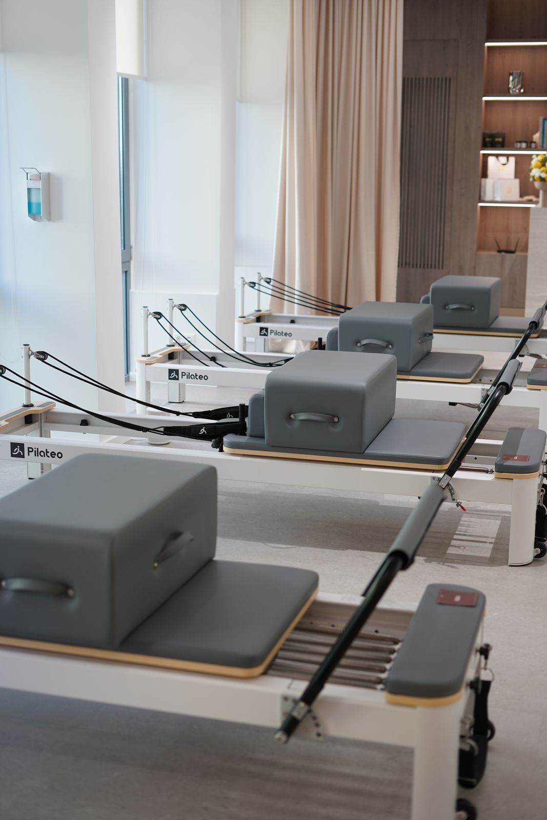 Reformer machines in the studio